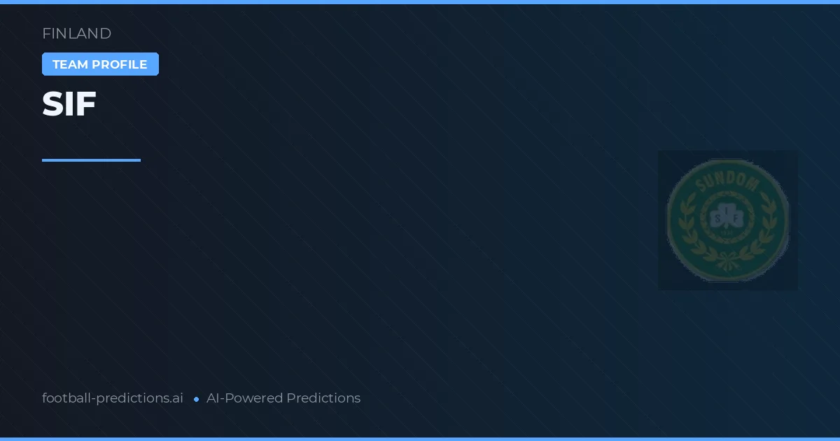 SIF Prognoser & Statistik