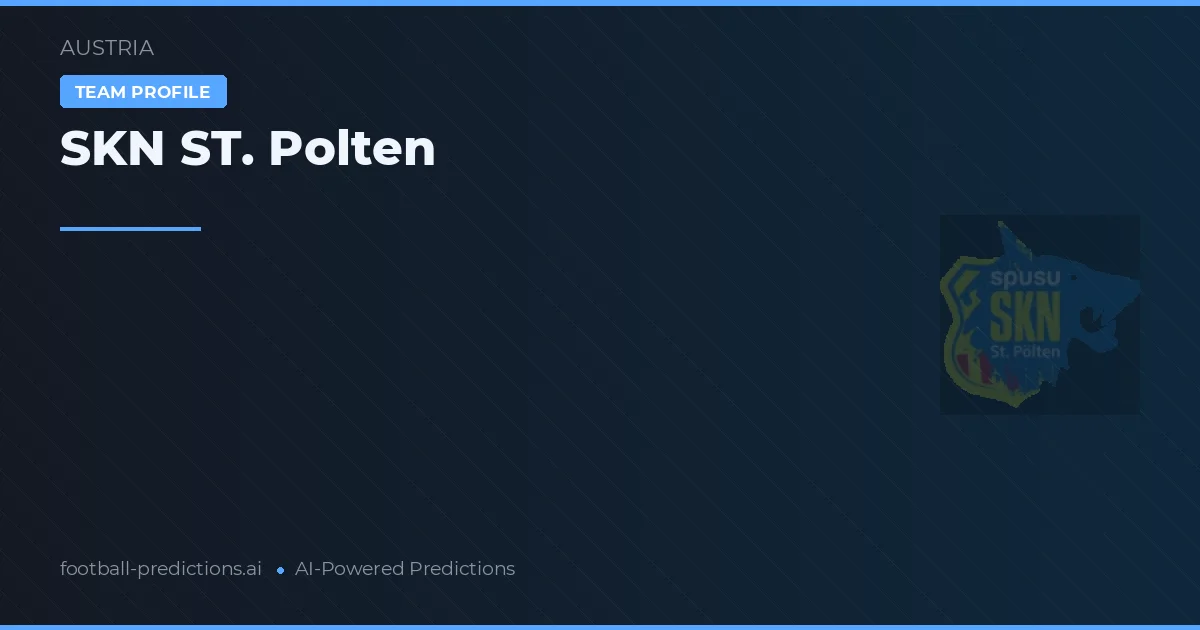 SKN St. Pölten Prognoser & Statistik