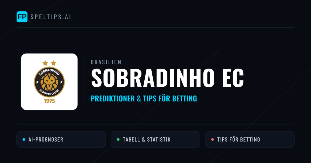 Sobradinho EC Prognoser & Statistik