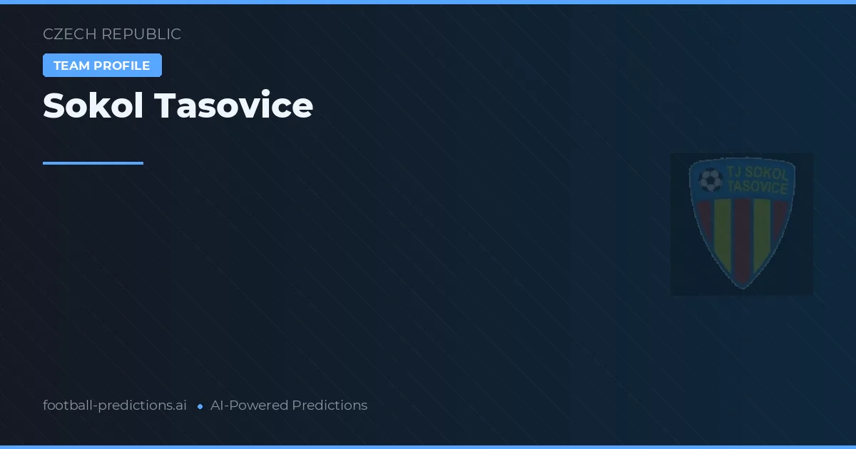 Sokol Tasovice Prognoser & Statistik