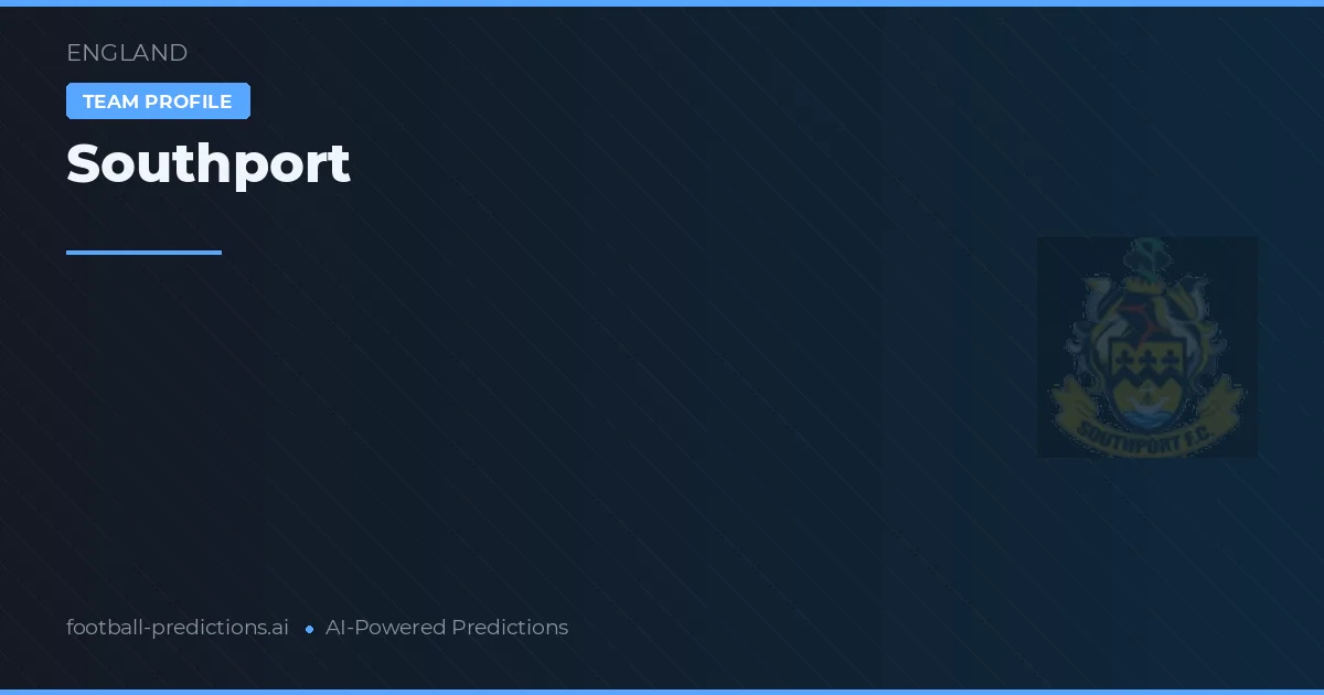 Southport Prognoser & Statistik