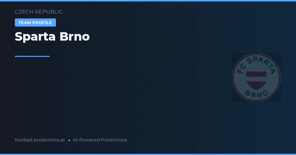 Sparta Brno Prognoser & Statistik