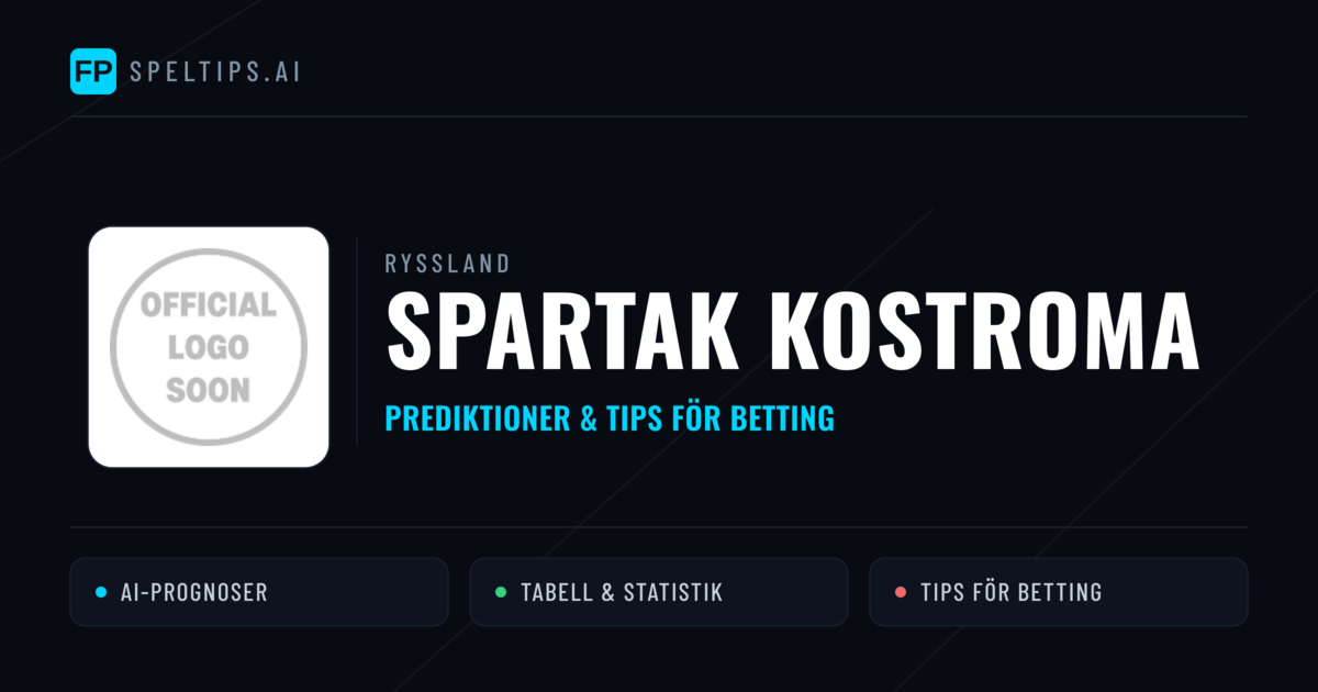 Spartak Kostroma Prognoser & Statistik