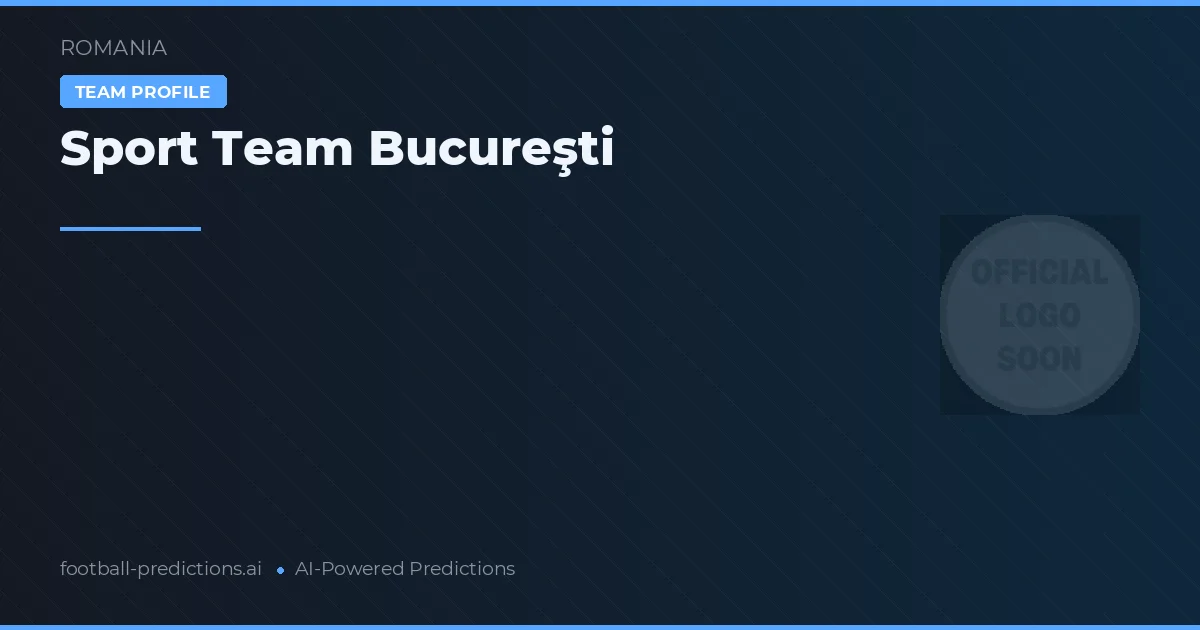 Sport Team Bukarest Prognoser & Statistik