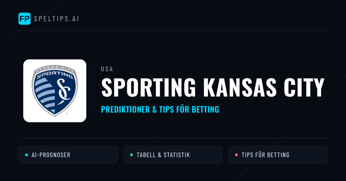 Sporting Kansas City Prognoser & Statistik