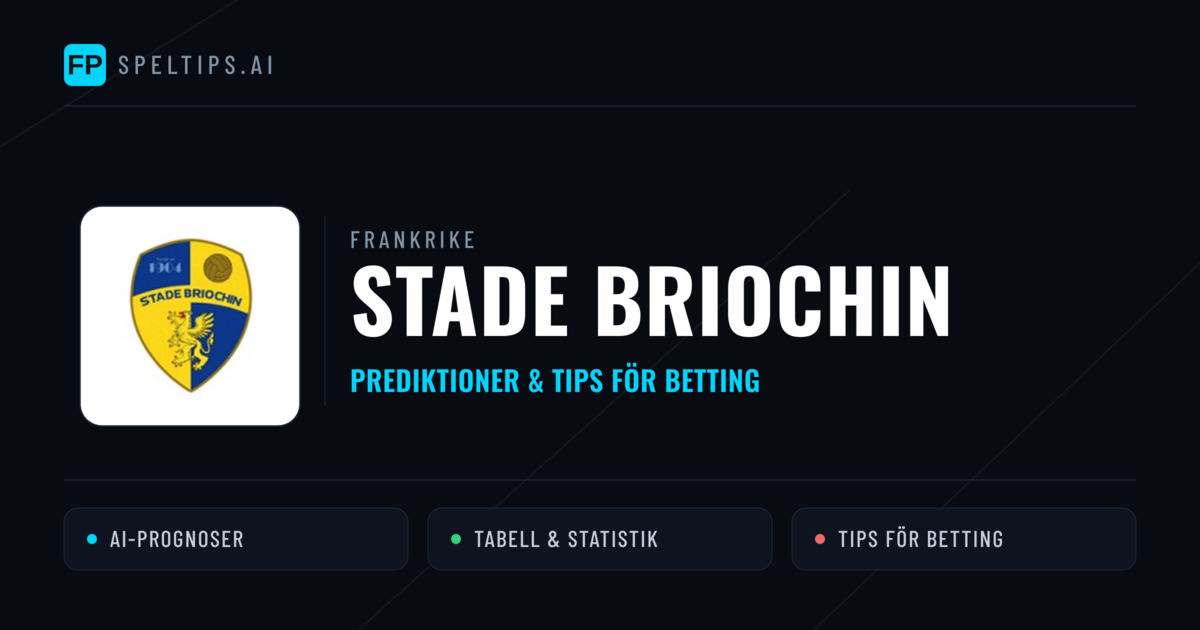 Stade Briochin Prognoser & Statistik