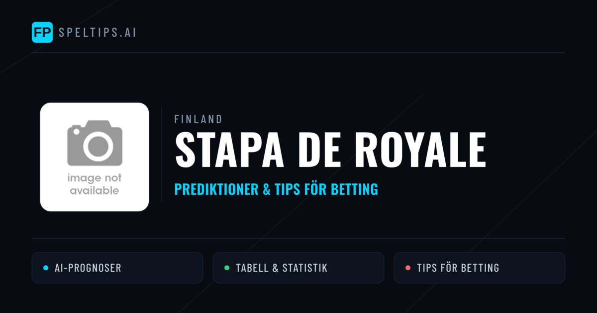 StaPa De Royale Prognoser & Statistik