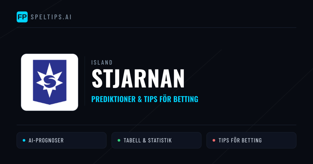 Stjarnan Prognoser & Statistik