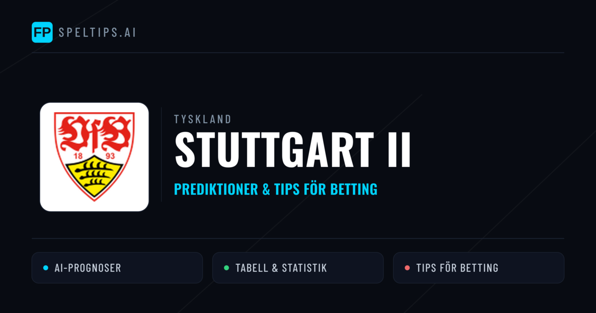 Stuttgart II Prognoser & Statistik