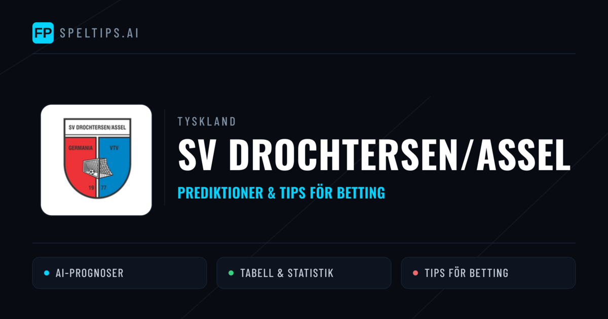 SV Drochtersen/Assel Prognoser & Statistik