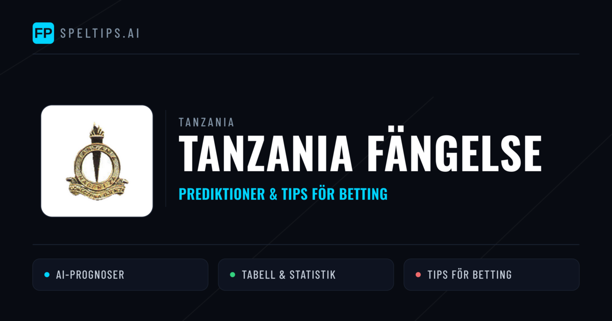 Tanzania Fängelse Prognoser & Statistik