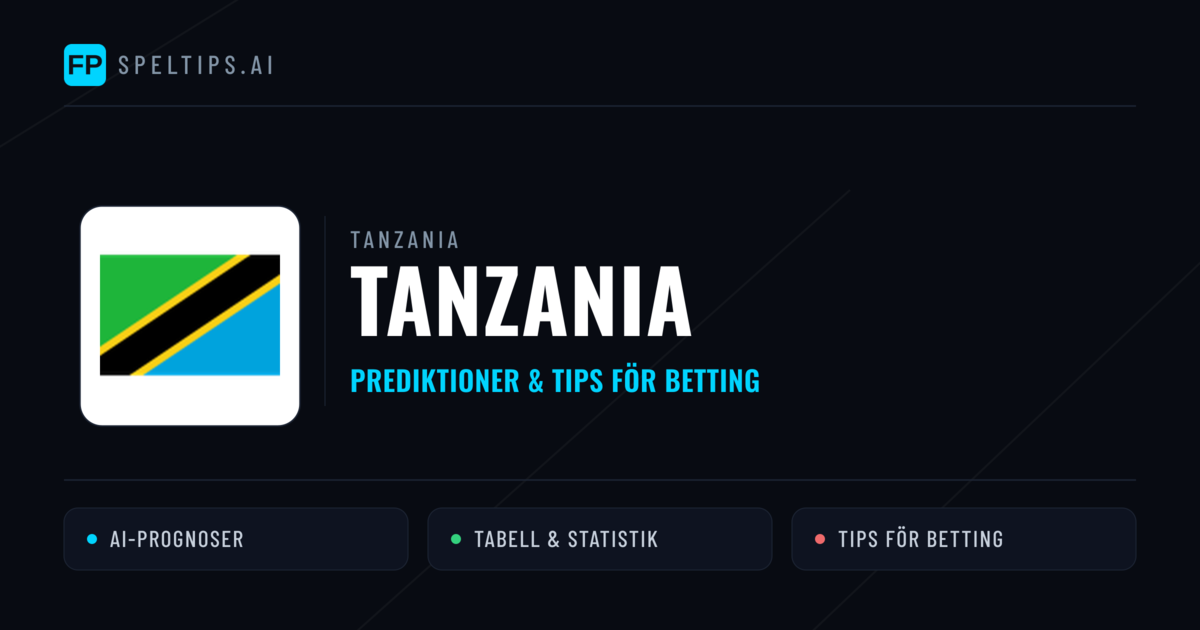 Tanzania Prognoser & Statistik