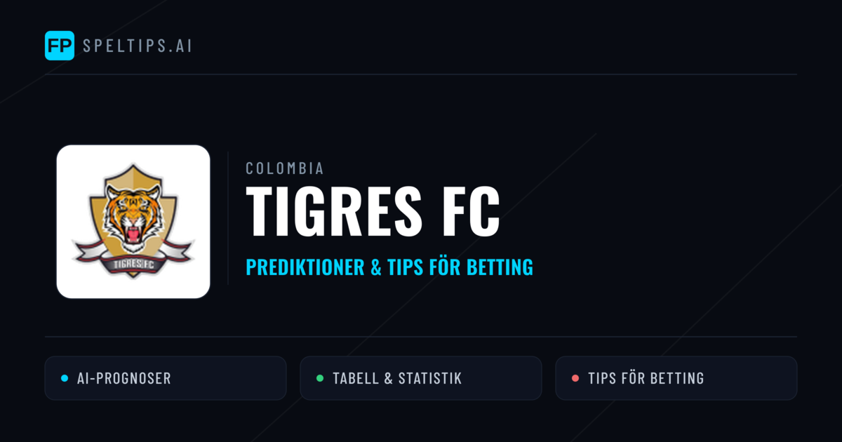 Tigres FC Prognoser & Statistik