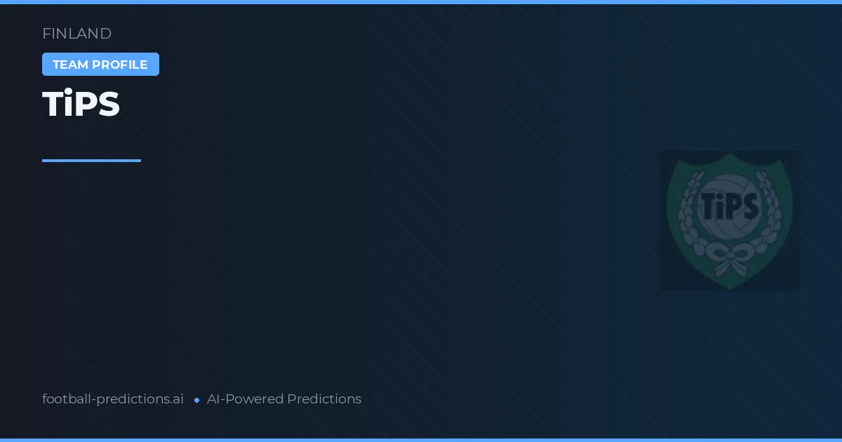 TiPS Prognoser & Statistik