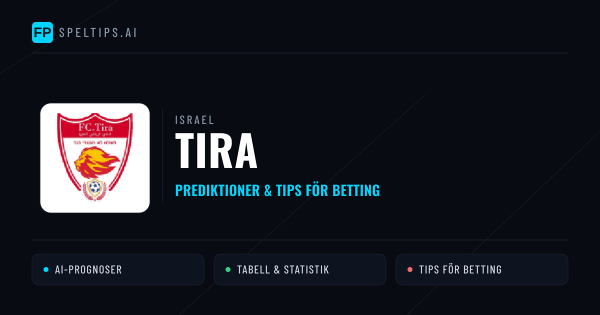 Tira Prognoser & Statistik