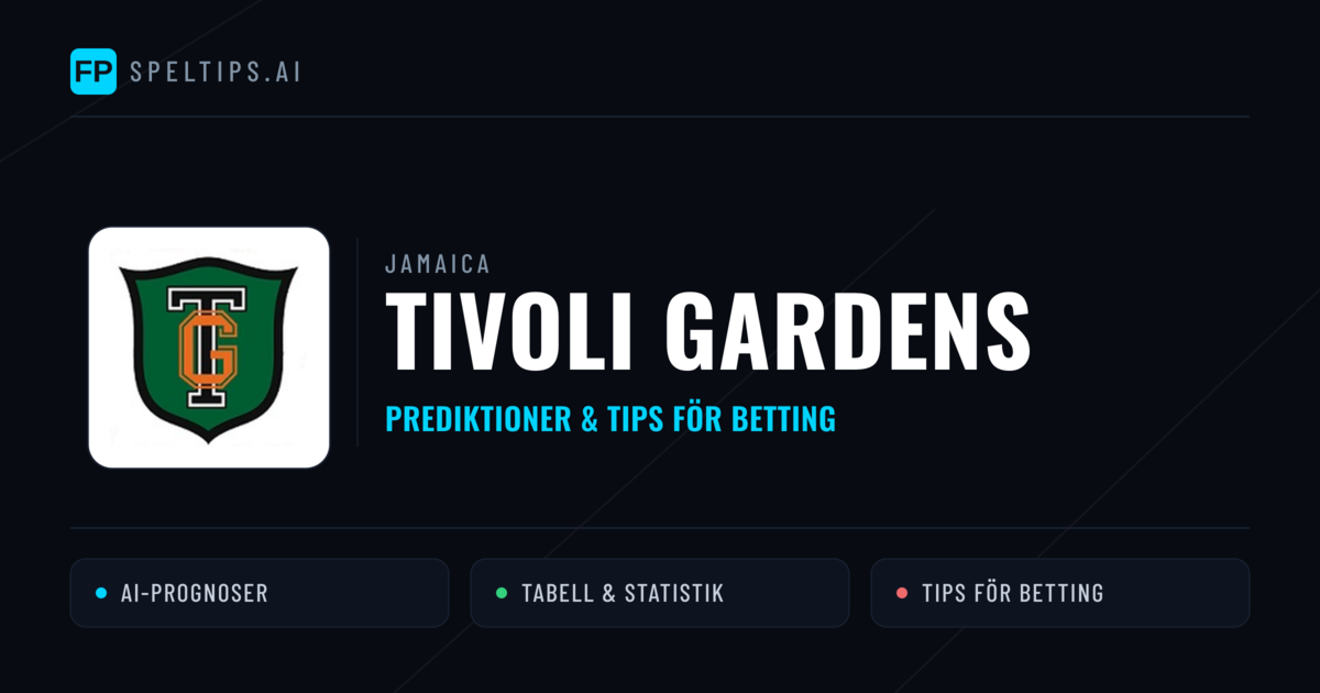 Tivoli Gardens Prognoser & Statistik