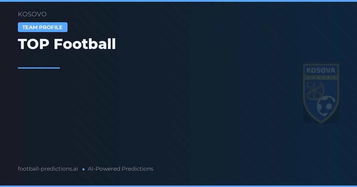 TOP Football Prognoser & Statistik