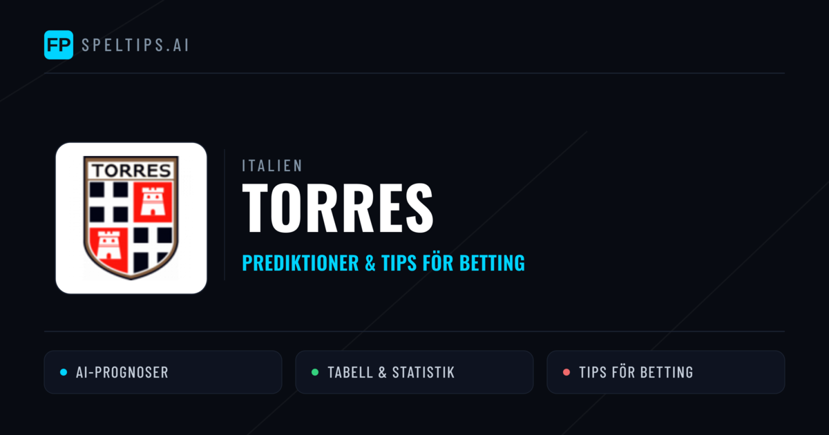 Torres Prognoser & Statistik