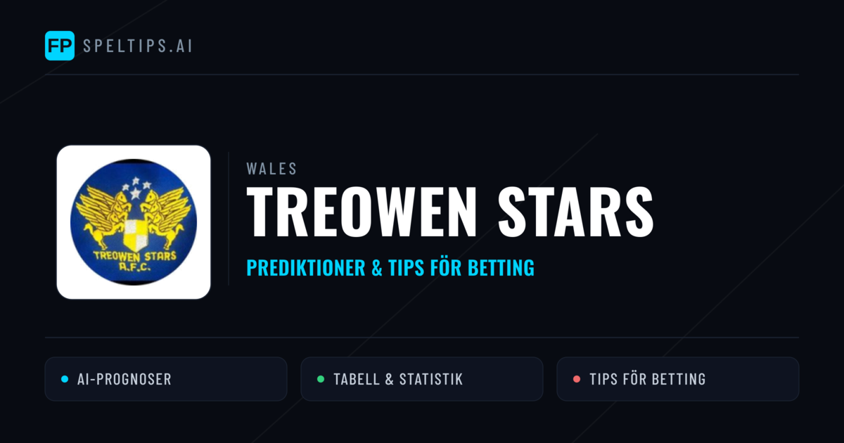 Treowen Stars Prognoser & Statistik