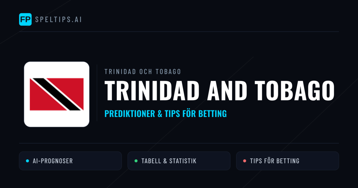 Trinidad and Tobago Prognoser & Statistik