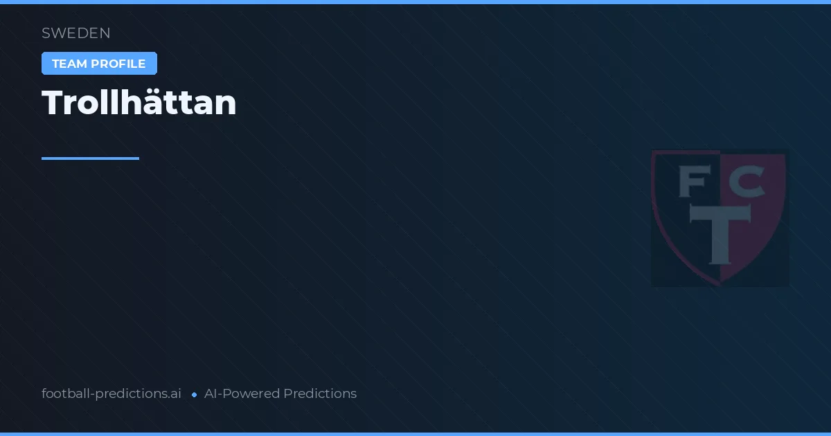 Trollhättan Prognoser & Statistik
