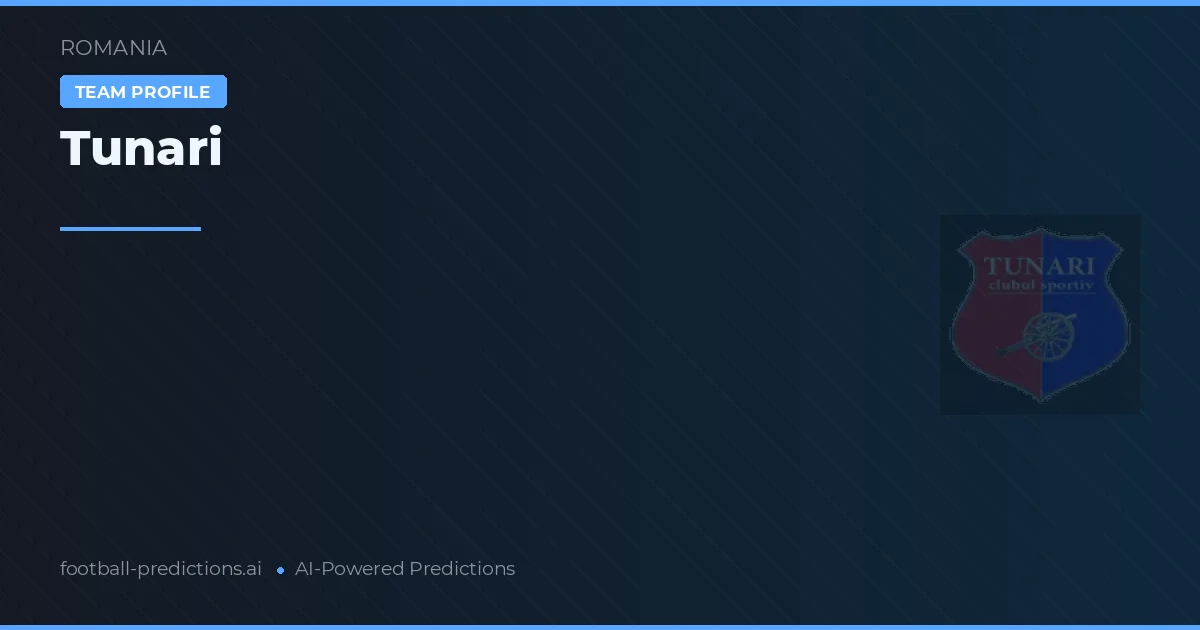 Tunari Prognoser & Statistik