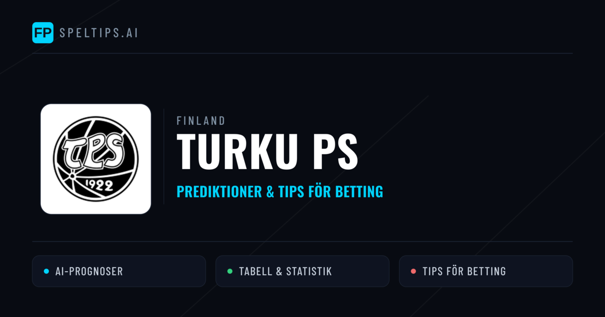 Turku PS Prognoser & Statistik