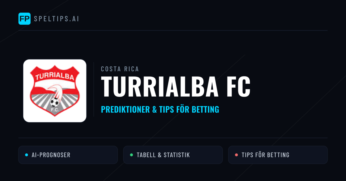 Turrialba FC Prognoser & Statistik