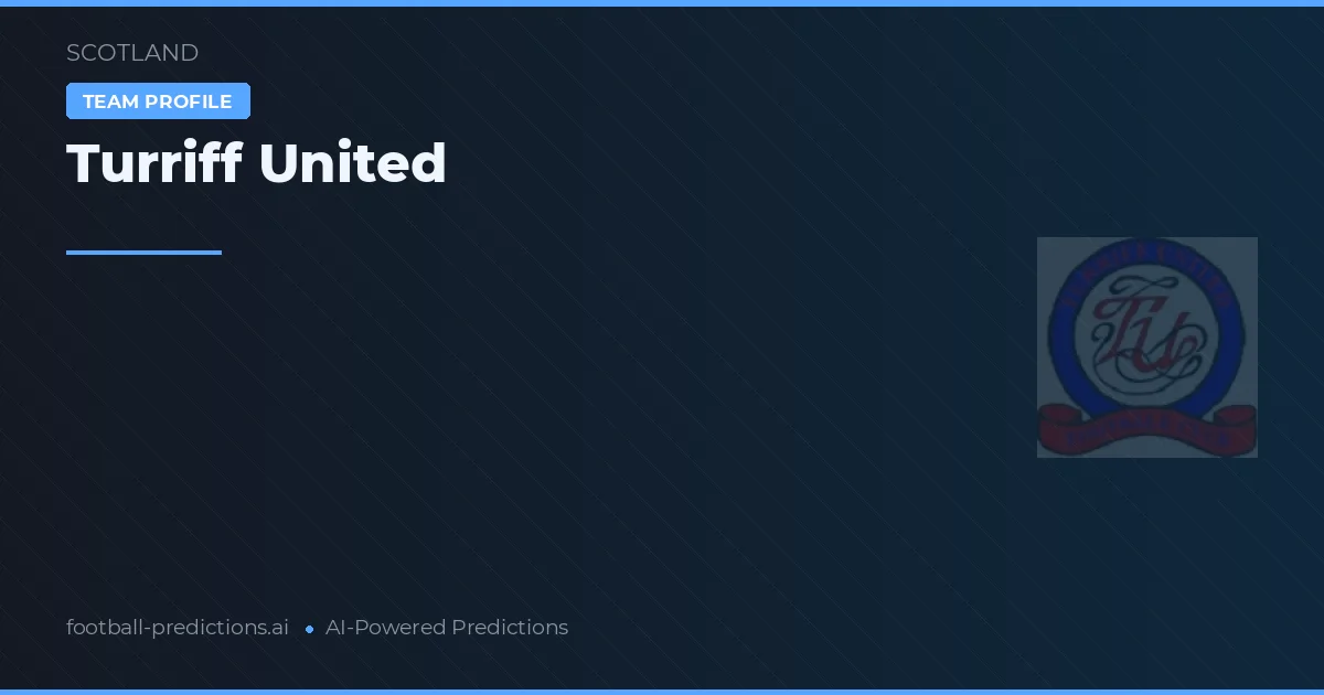 Turriff United Prognoser & Statistik
