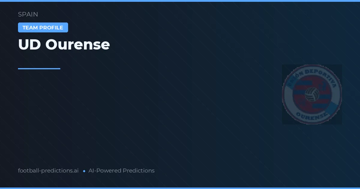 UD Ourense Prognoser & Statistik