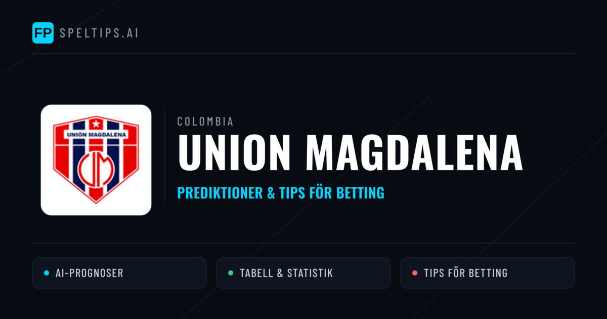 Union Magdalena Prognoser & Statistik