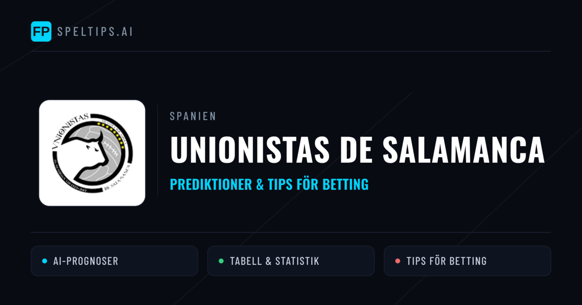Unionistas de Salamanca Prognoser & Statistik