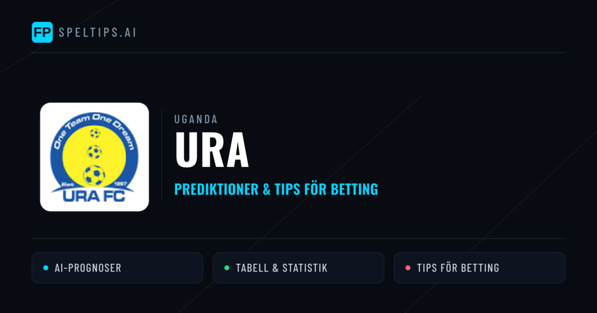 URA Prognoser & Statistik