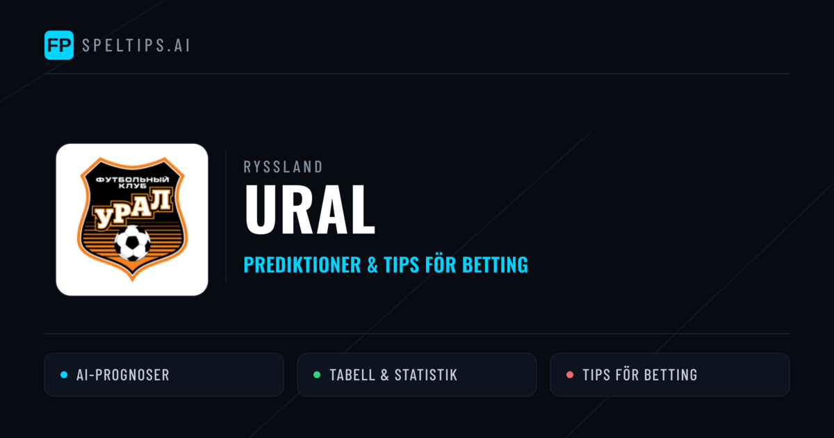 Ural Prognoser & Statistik