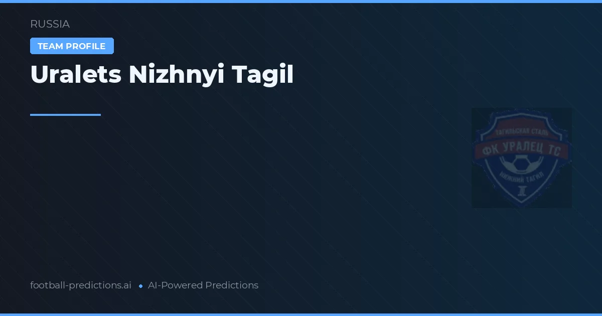 Uralets Nizhnyi Tagil Prognoser & Statistik