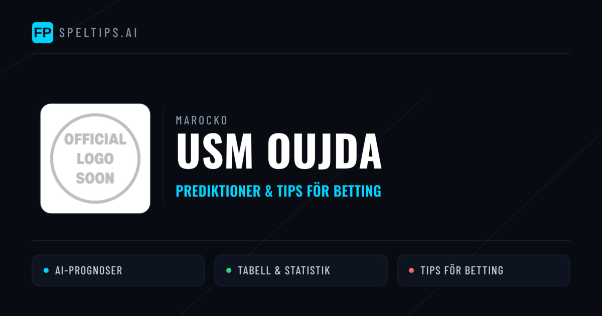 USM Oujda Prognoser & Statistik