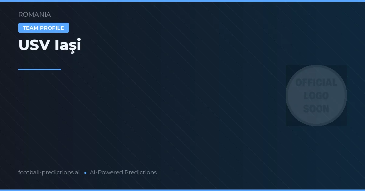 USV Iaşi Prognoser & Statistik