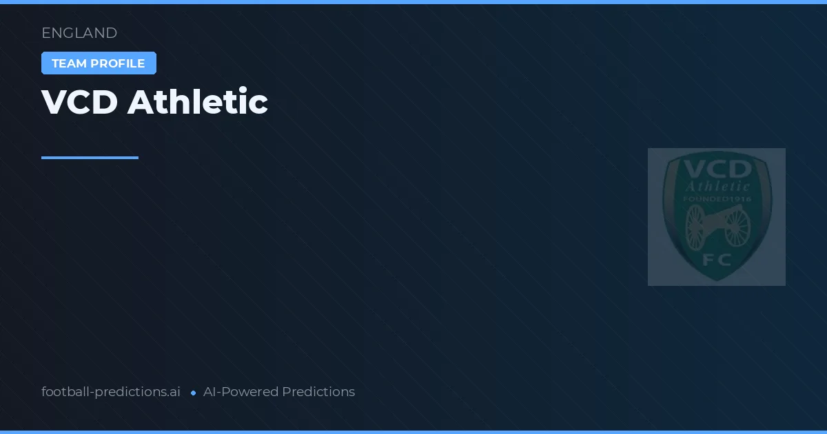 VCD Athletic Prognoser & Statistik