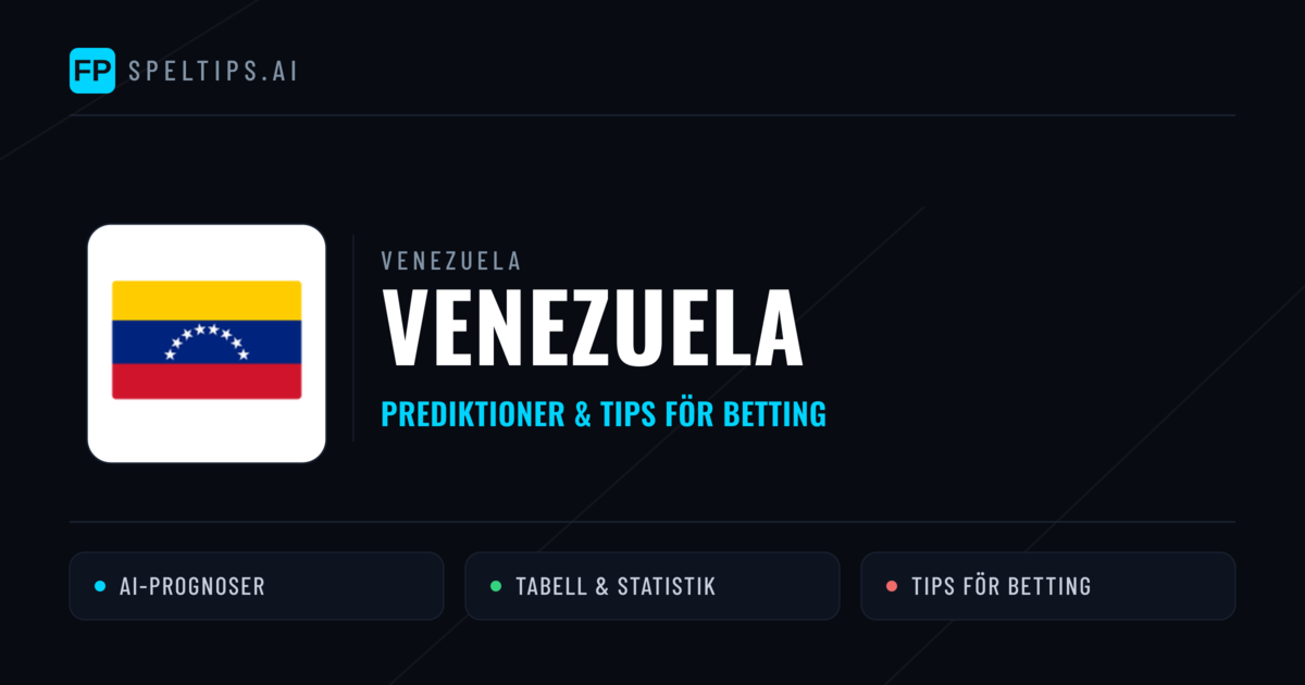 Venezuela Prognoser & Statistik