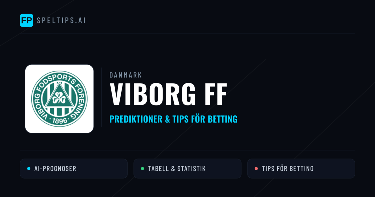 Viborg FF Prognoser & Statistik