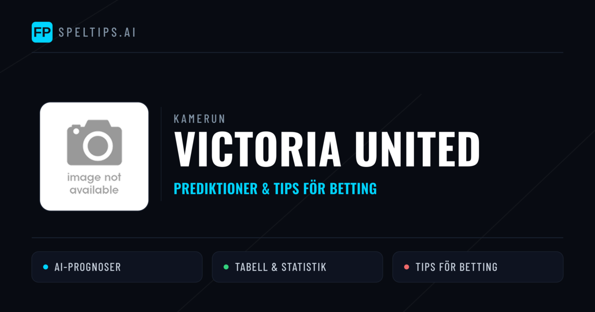 Victoria United Prognoser & Statistik