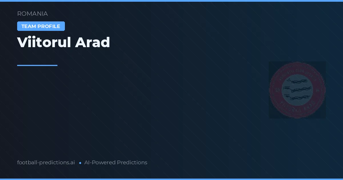 Vojintă Arad Prognoser & Statistik