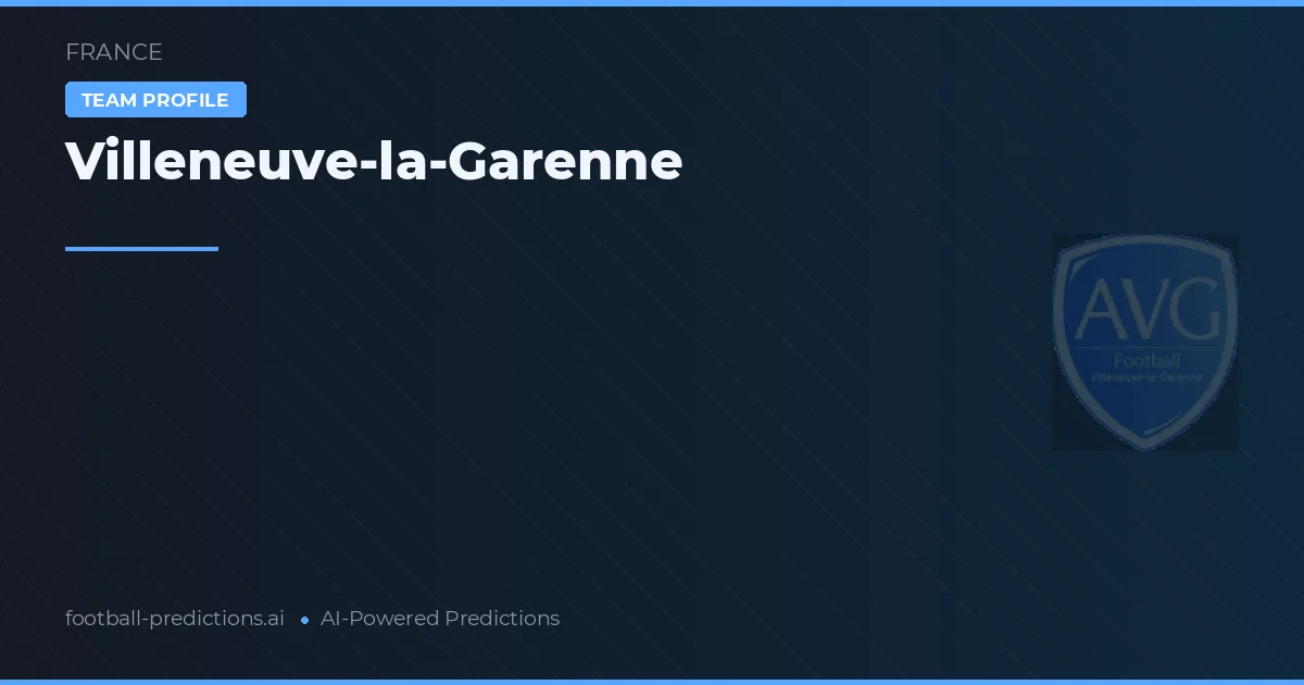 Villeneuve-la-Garenne Prognoser & Statistik