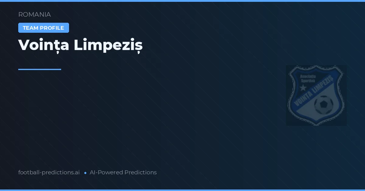 Voința Limpeziș Prognoser & Statistik