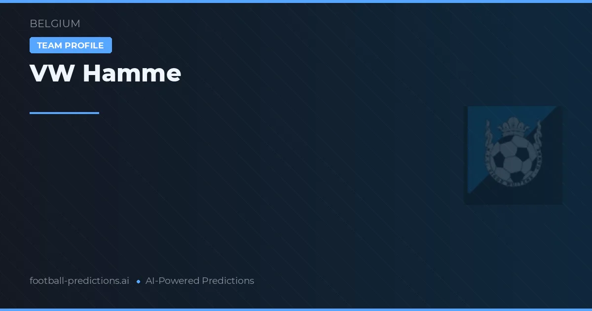 VW Hamme Prognoser & Statistik