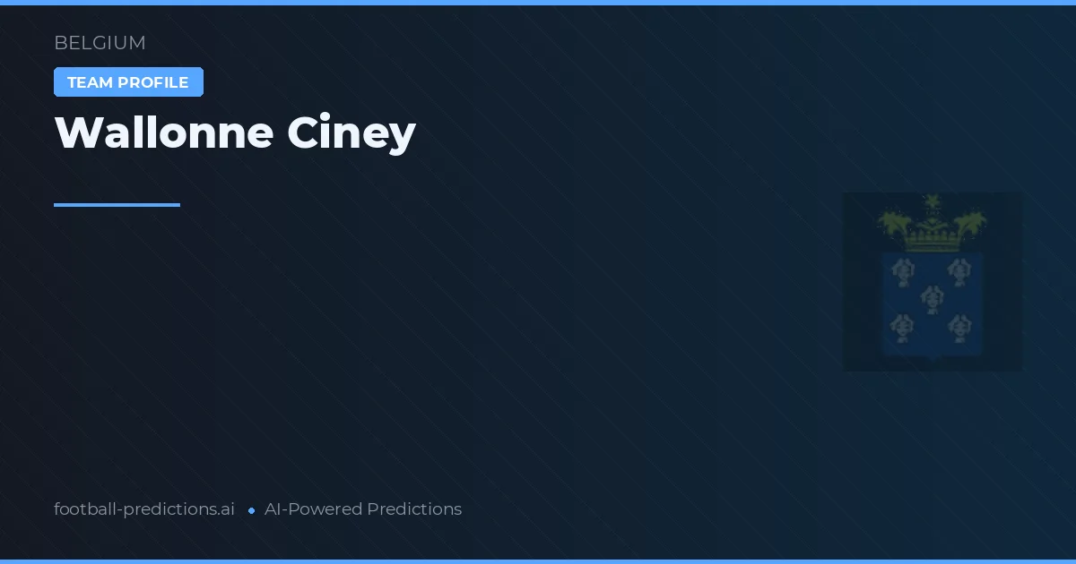 Wallonne Ciney Prognoser & Statistik