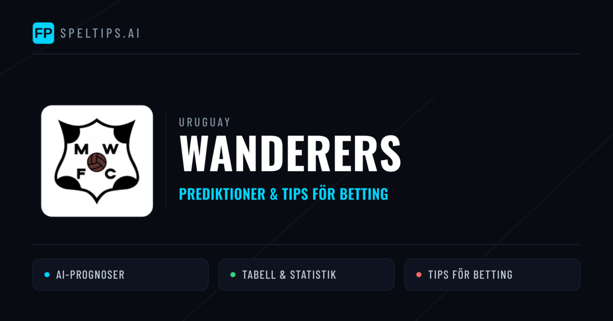 Wanderers Prognoser & Statistik