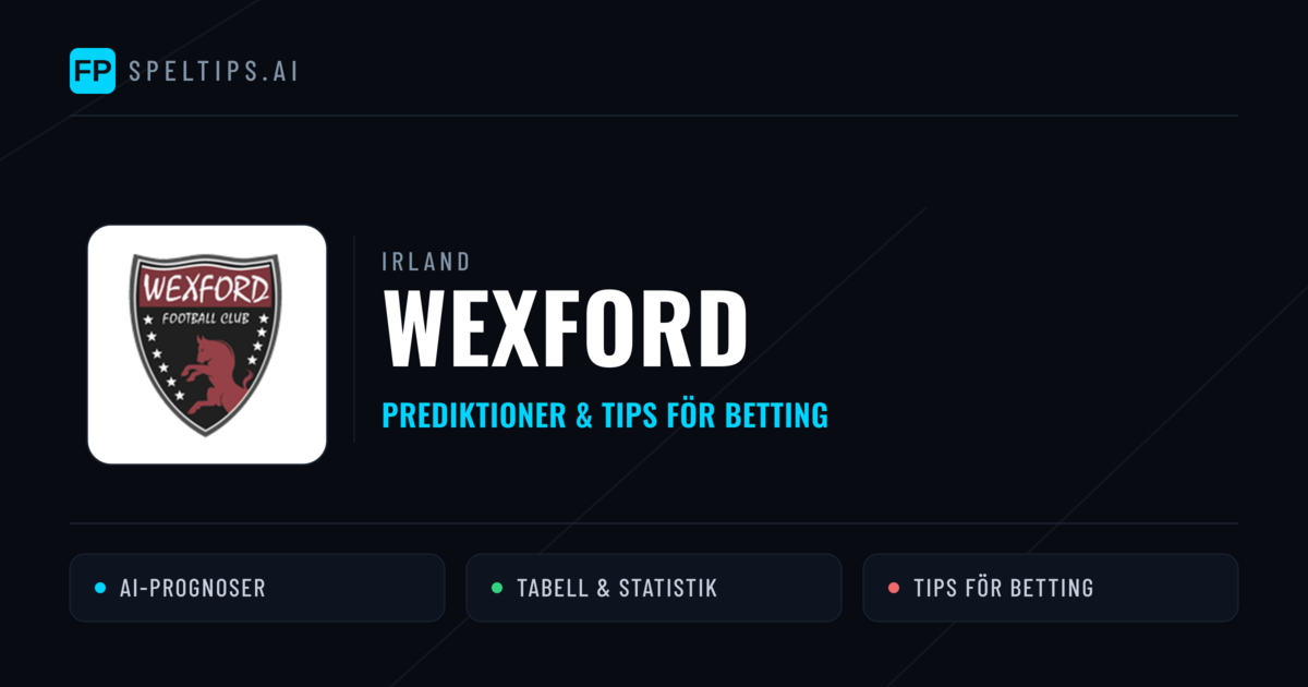 Wexford Prognoser & Statistik