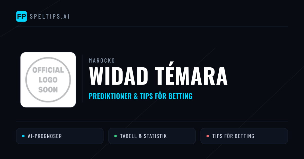 Widad Témara Prognoser & Statistik