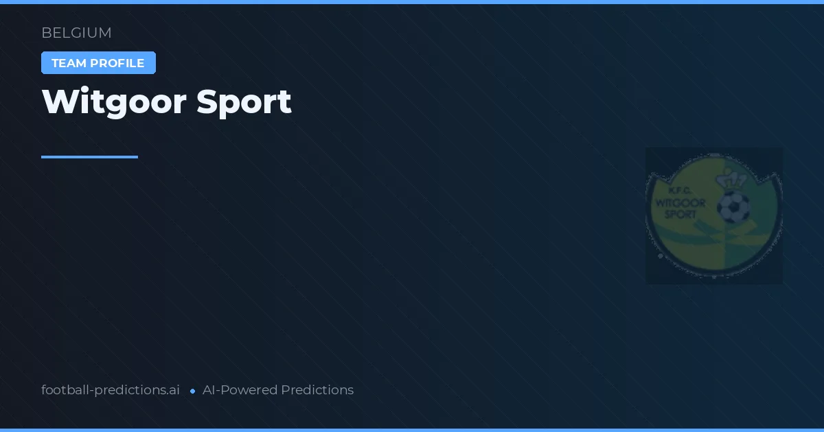 Witgoor Sport Prognoser & Statistik
